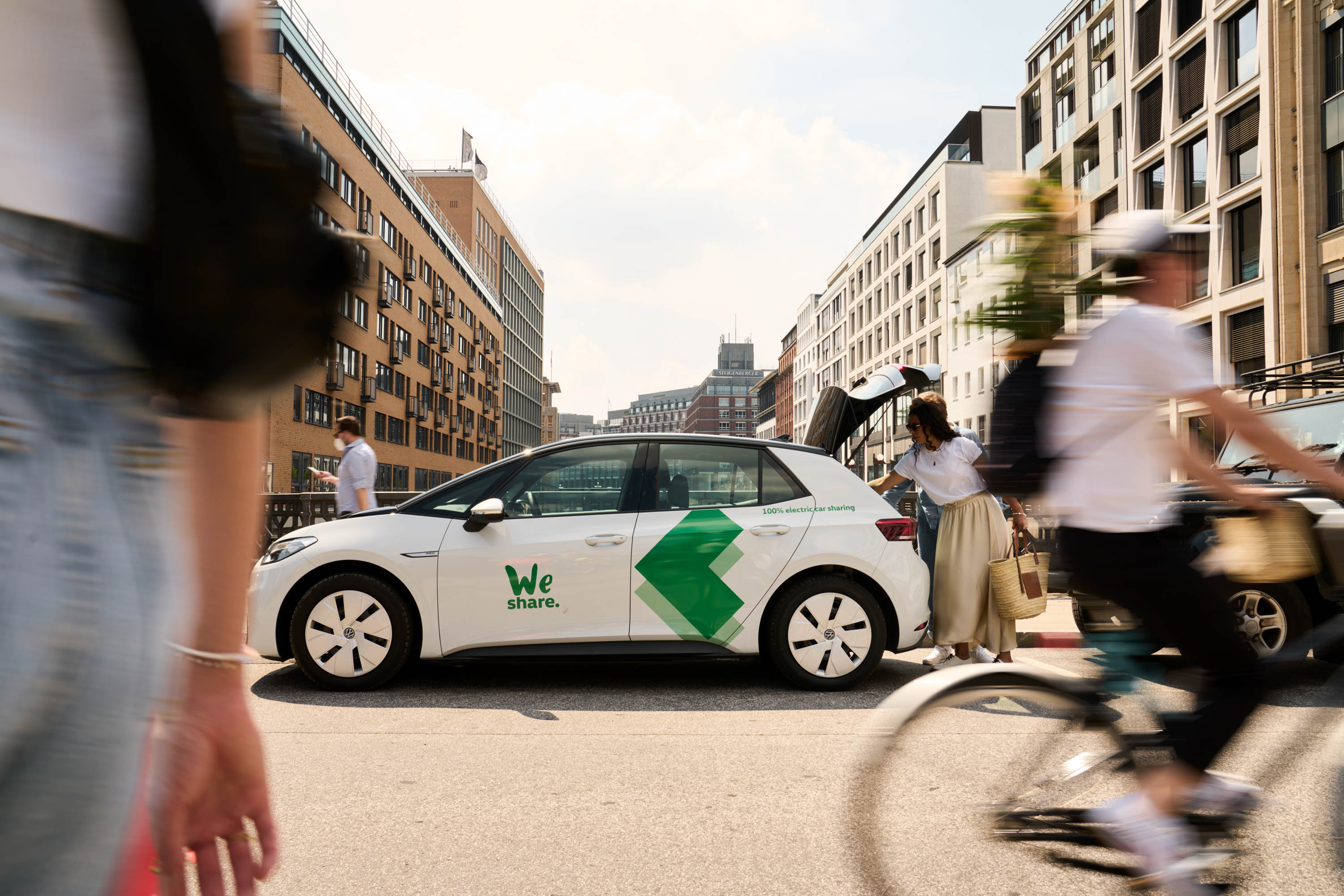 WeShare: 100% elektrisches Carsharing in Hamburg